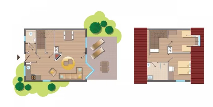 Center Parcs - 4 Personen Premium Ferienhaus für 7 Nächte (Anreise am 25.01.2025) im Park Nordseeküste