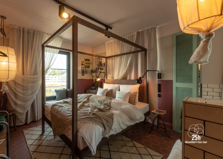Städtetrip mit Stil: 2 Übernachtungen mit Frühstück im 25hours Hotel Das Tour in Düsseldorf!