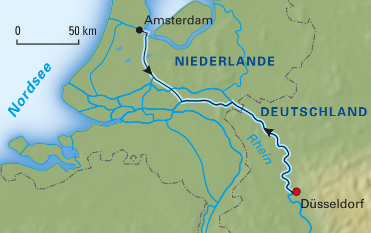 Partykreuzfahrt Krefeld-Amsterdam für 2 Personen von Müller-Touristik