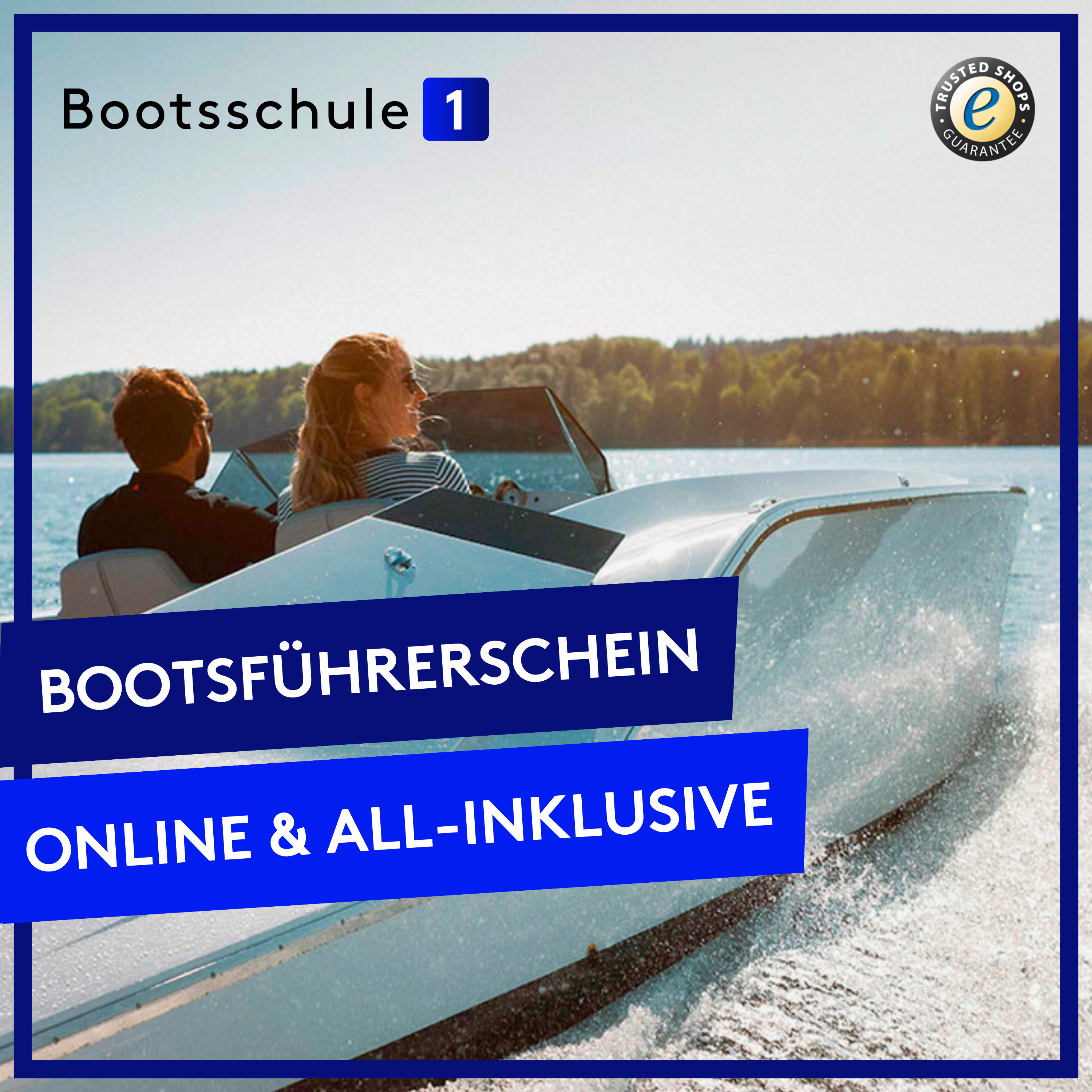 Sportbootführerschein See & Binnen inkl. Praxisausbildung und Kursmaterial in Düsseldorf + andere Orte bei Bootsschule1