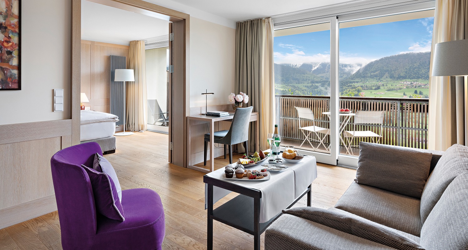 4 Übernachtungen in einer Juniorsuite inkl. Frühstück für 2 Pers. im Hotel Allgäu Sonne*****