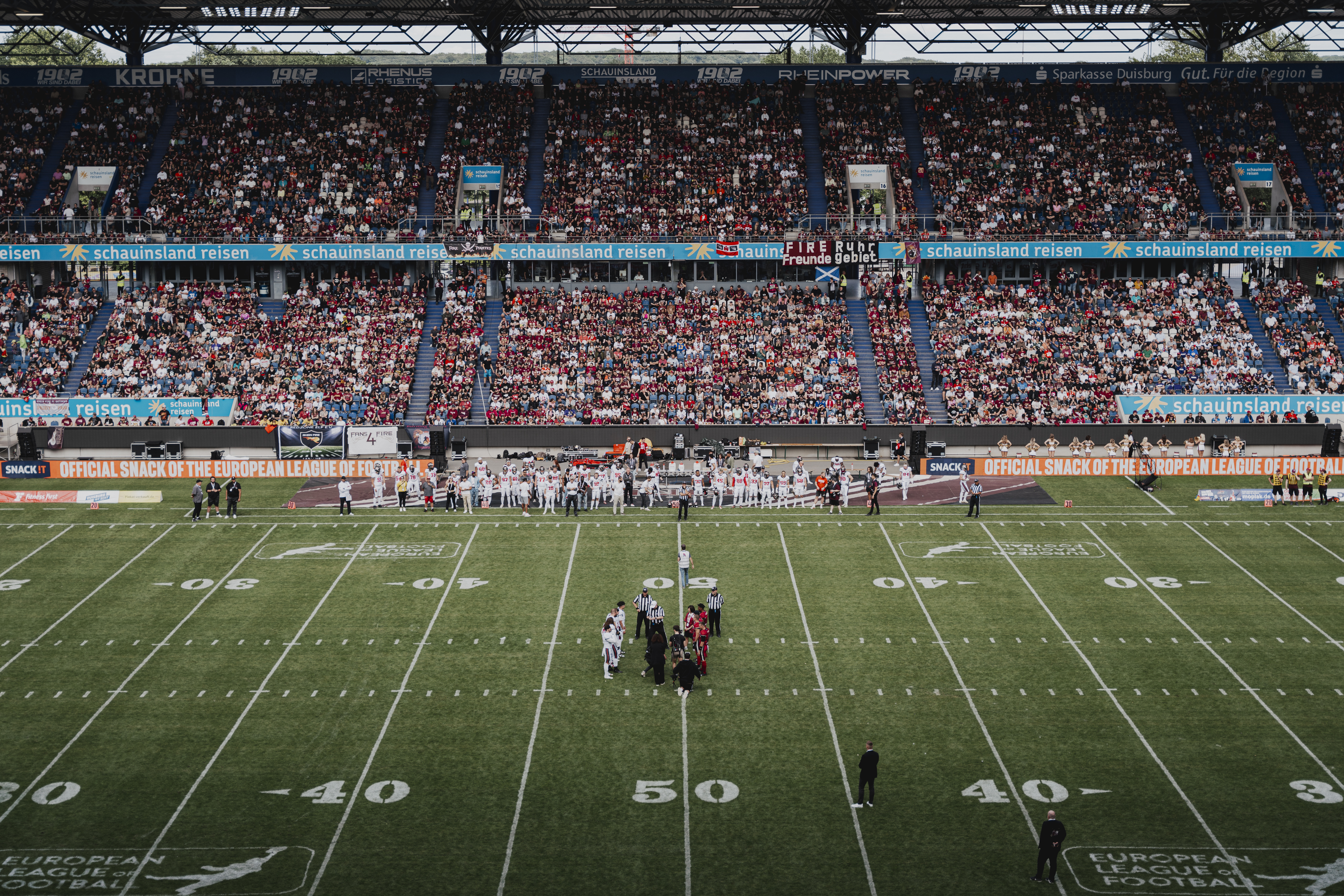 2 Business Tickets für das Spiel Hamburg Sea Devils gegen Rhein Fire am 14.06.2025 in Duisburg